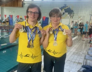 Anna i Paweł Krupińscy z medalami